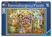 RAVENSBURGER - Puzzle - 500p : Famille Disney 