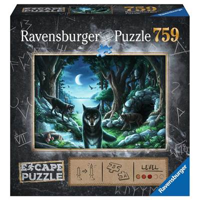 RAVENSBURGER - Escape Puzzle : Histoires de Loups 