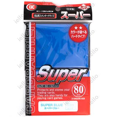 KMC - Standard - SUPER 'Blue' Sleeves (x80)