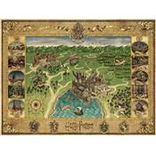 RAVENSBURGER - Puzzle -1500p : La Carte de Poudlard / Harry Potter