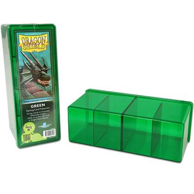 Dragon Shield - 4 Compartment Storage Box - Green*