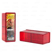 Dragon Shield - 4 Compartment Storage Box - Ruby #NEW