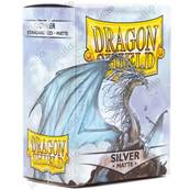 Dragon Shield - Standard Sleeves - Matte Silver (x100)