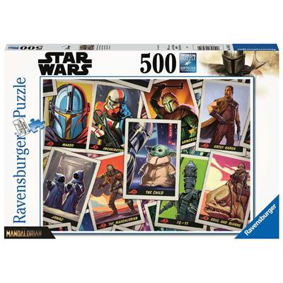 RAVENSBURGER - Puzzle - 500p : Baby Yoda Star Wars 