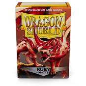 Dragon Shield - Standard Sleeves - Matte Ruby (x100) #NEW