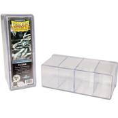Dragon Shield - 4 Compartment Storage Box - Clear