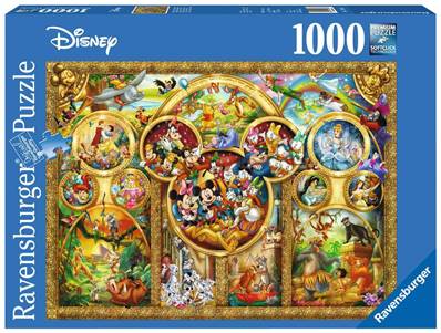 RAVENSBURGER - Puzzle -1000p : Les Plus Beaux Thèmes Disney
