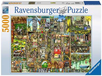 RAVENSBURGER - Puzzle - 5000p : Ville Bizarre
