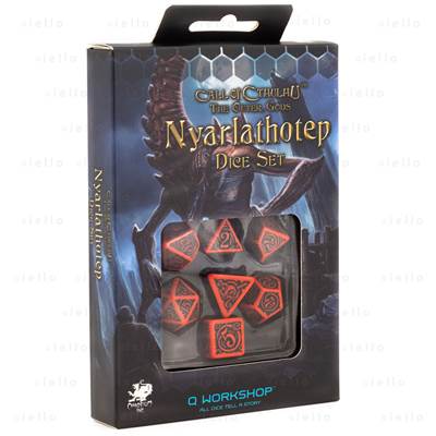 QWORKSHOP - Call of Cthulhu Dice Set -The Outer Gods Nyarlathotep(x7)