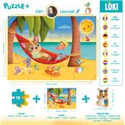 LOKI - Puzzle+ : LOKI à la Plage (12 Pcs)