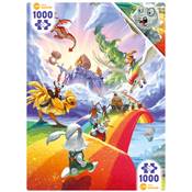IELLO - Puzzle TWIST - 1000p : Bunny Kingdom In The Sky