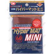 KMC - Mini - HYPER MAT 'Red' Sleeves (x60)