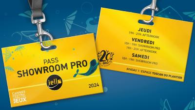 Badge IELLO / Cannes 2024 - Showroom PRO (Toscan)