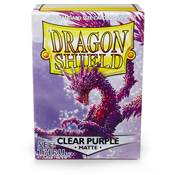 Dragon Shield - Standard Sleeves - Matte Clear Purple (x100) #NEW
