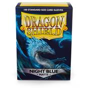 Dragon Shield - Standard Sleeves - Matte Night Blue (x100) #NEW