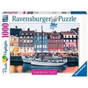 RAVENSBURGER - Puzzle -1000p : Copenhague, Danemark (Highlight)