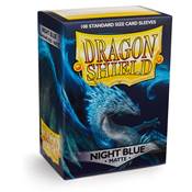 Dragon Shield - Standard Sleeves - Matte Night Blue (x100) #NEW