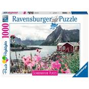 RAVENSBURGER - Puzzle -1000p : Reine, Lofoten, Norvège (Highlight)
