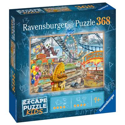 RAVENSBURGER - Escape Puzzle Kids : Le parc d'attractions