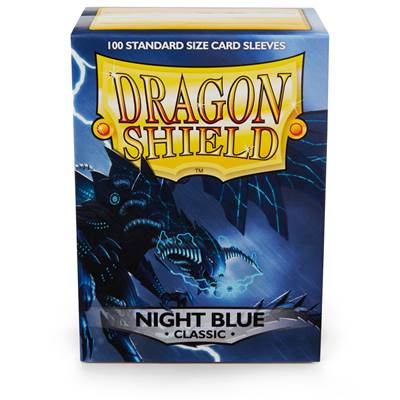 Dragon Shield - Standard Sleeves - Night Blue (x100) #NEW