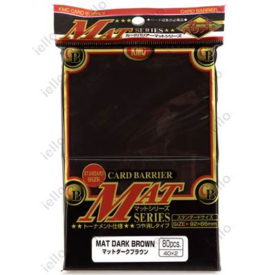 KMC - Standard - MAT 'Brown' Sleeves (x80)