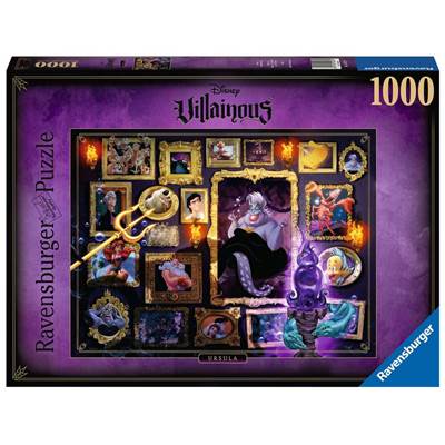 RAVENSBURGER - Puzzle -1000p : Villainous - Ursula