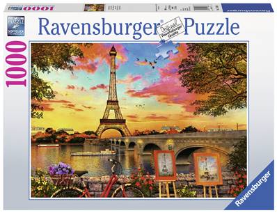 RAVENSBURGER - Puzzle -1000p : Les Quais de Seine