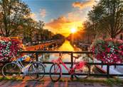 RAVENSBURGER - Puzzle -1000p : Vélos à Amsterdam