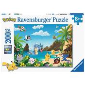 RAVENSBURGER - Puzzle - 200p XXL : Attrapez-les Tous ! / Pokémon
